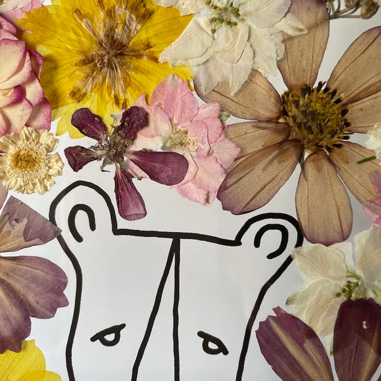 Hund im Frühlingsmantel