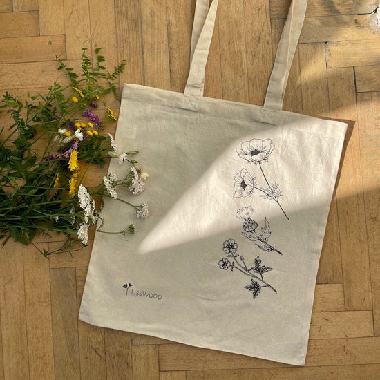 Leinentasche Herausgewachsen