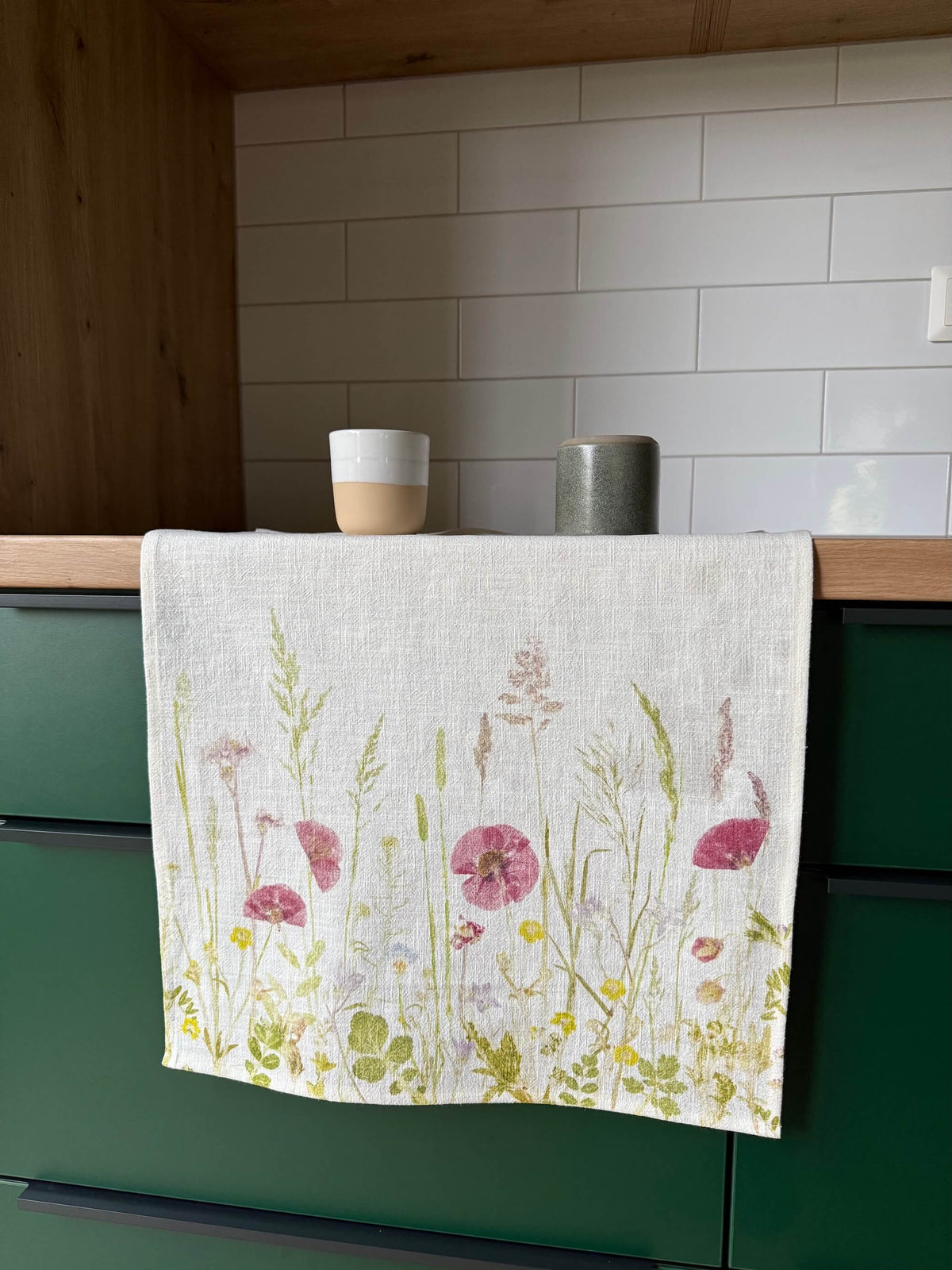 Lněná utěrka Bohatá louka