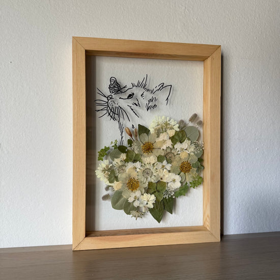 Hund im Frühlingsmantel