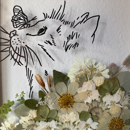 Hund im Frühlingsmantel