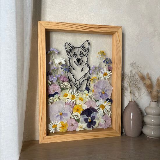 Hund im Frühlingsmantel