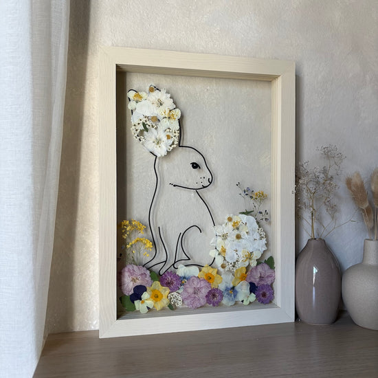 Hund im Frühlingsmantel