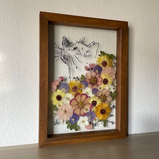 Hund im Frühlingsmantel