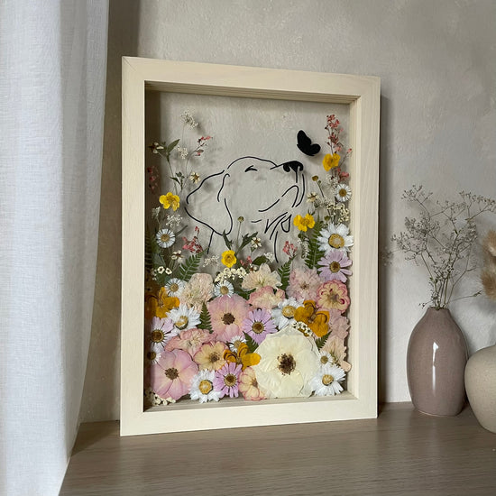 Hund im Frühlingsmantel