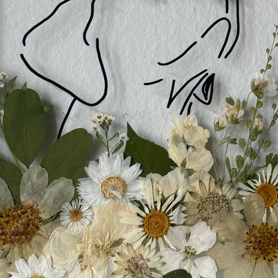 Hund im Frühlingsmantel