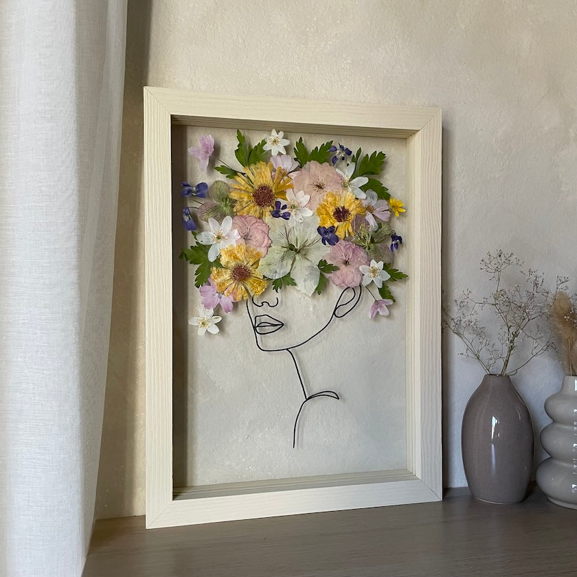 Ich sehe die Schönheit der Blumen